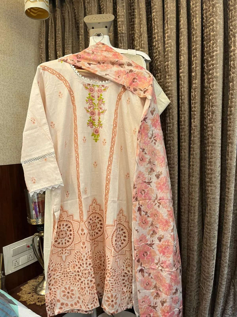 Jade cotton Crimson Exclusive Heavy Lawn Collection Vol 7 Ready Made Suit