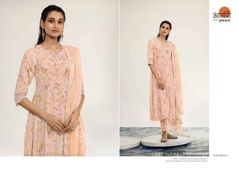 Jay Vijay Anando Claudia 8044 Printed Handwork Designer Salwar Kameez