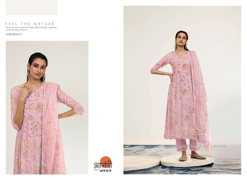 Jay Vijay Anando Claudia 8044 Printed Handwork Designer Salwar Kameez