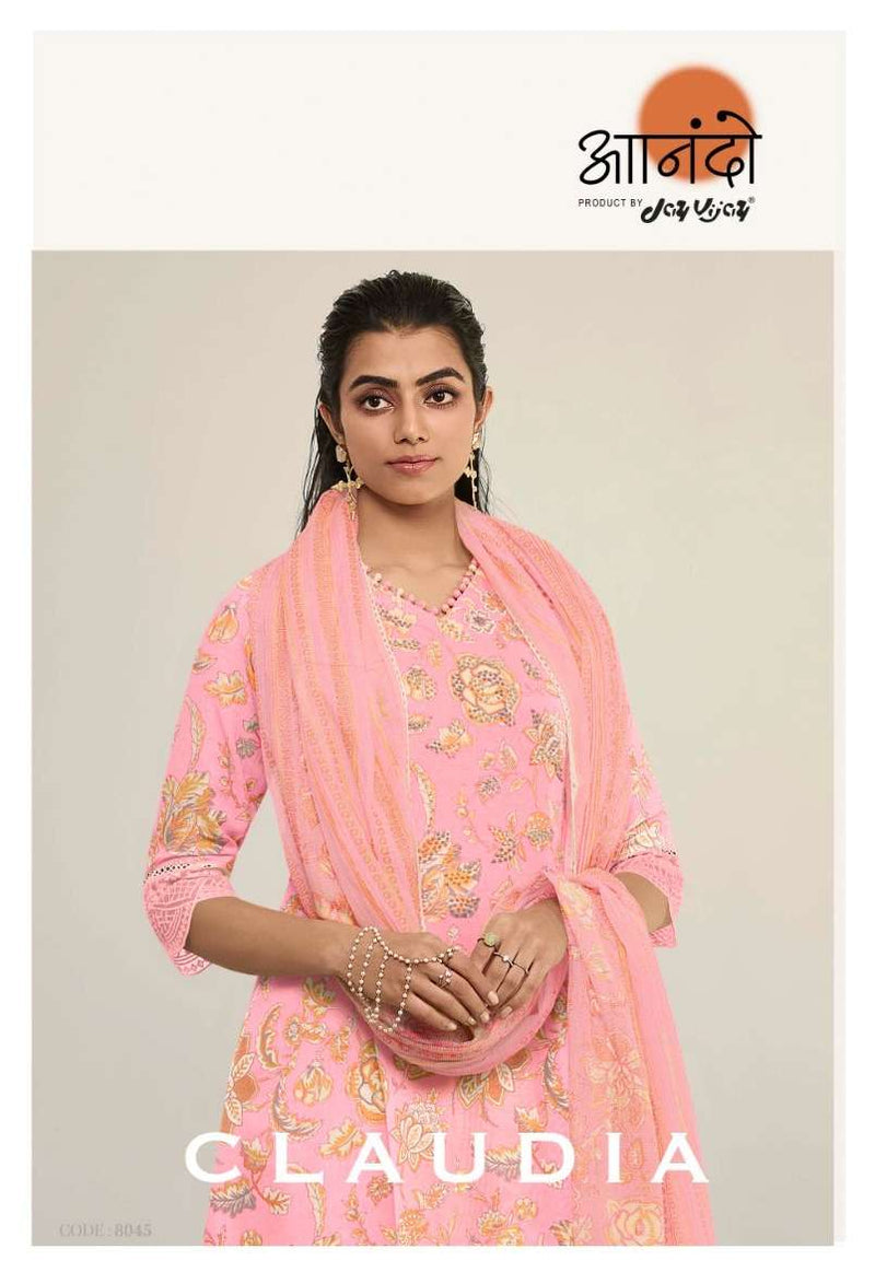 Jay Vijay Anando Claudia 8045 Adorable Printed Salwar Kameez