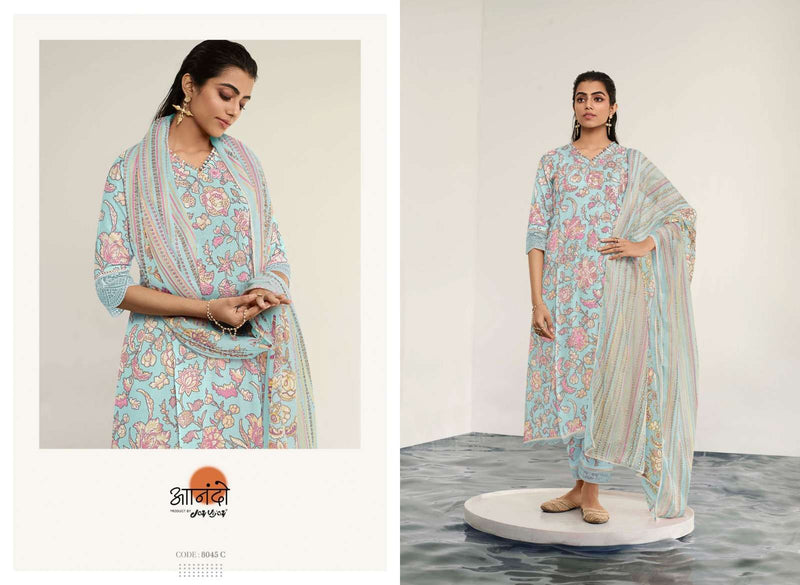 Jay Vijay Anando Claudia 8045 Adorable Printed Salwar Kameez