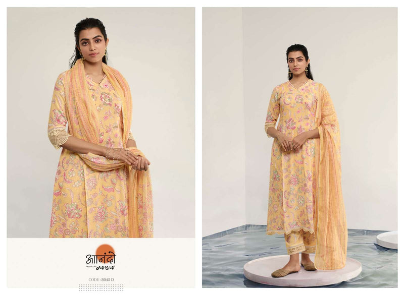 Jay Vijay Anando Claudia 8045 Adorable Printed Salwar Kameez