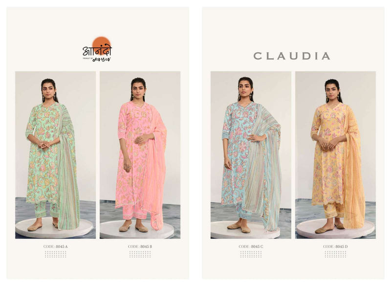 Jay Vijay Anando Claudia 8045 Adorable Printed Salwar Kameez