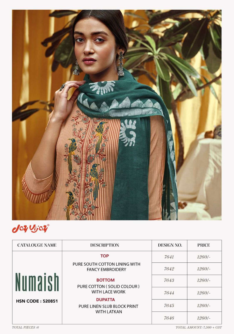 Jay Vijay Numaish Cotton Beautiful Dress For Women