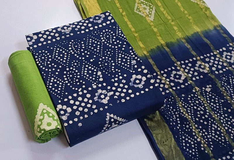 J J Creation Trendy Cotton Wax Batik Edition 24 Daily Wear Salwar Suit