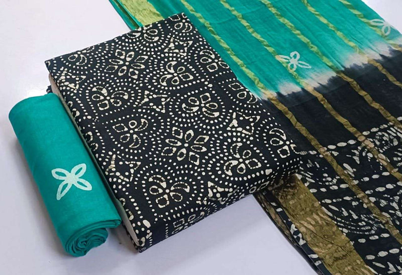 J J Creation Trendy Cotton Wax Batik Edition 24 Daily Wear Salwar Suit