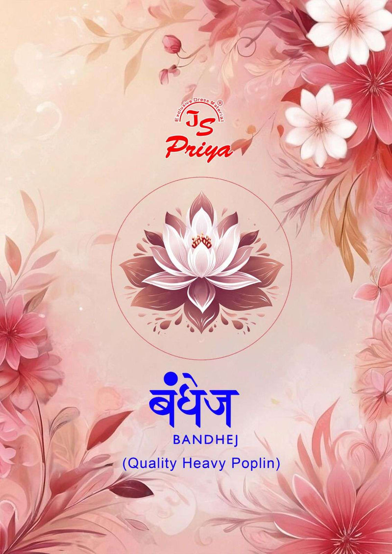 J S Priya Bandhej Special Cotton Daily Wear Salwar Suit