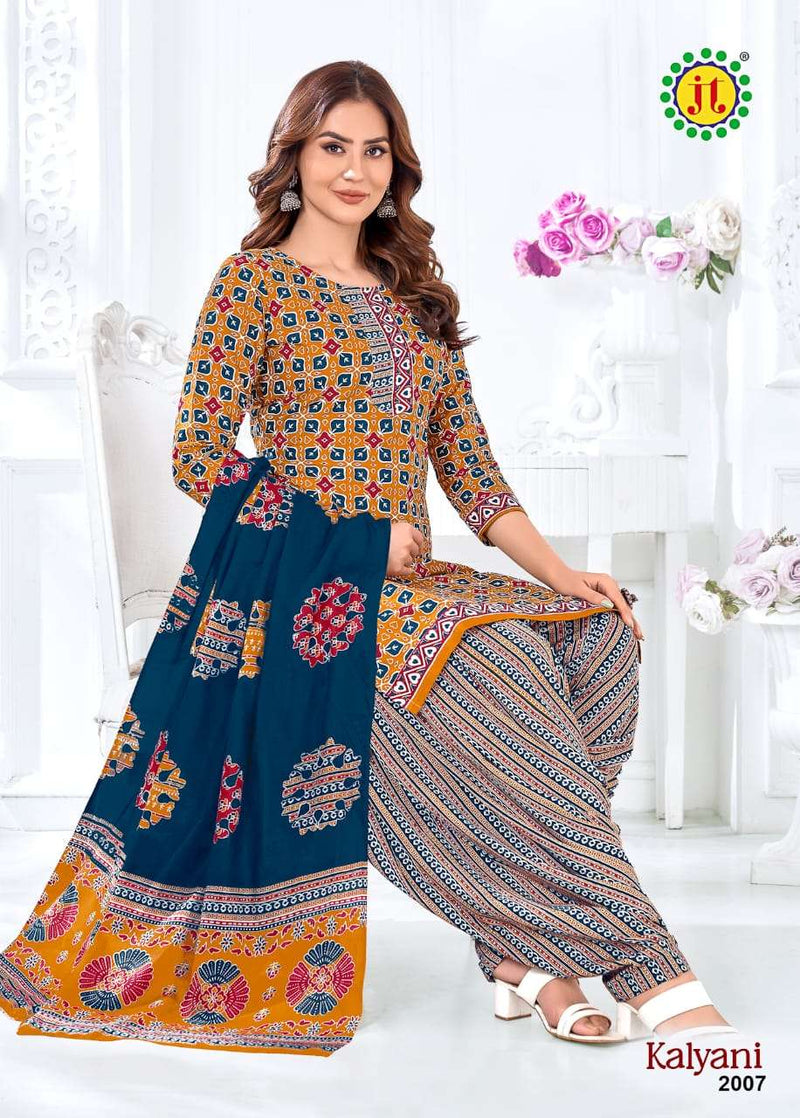 J T Kalyani Vol 2 Cotton Daily Wear Fancy Readymade Salwar Suit Collection