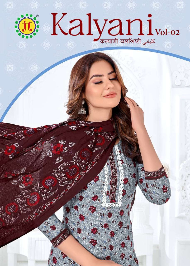 J T Kalyani Vol 2 Cotton Daily Wear Fancy Readymade Salwar Suit Collection