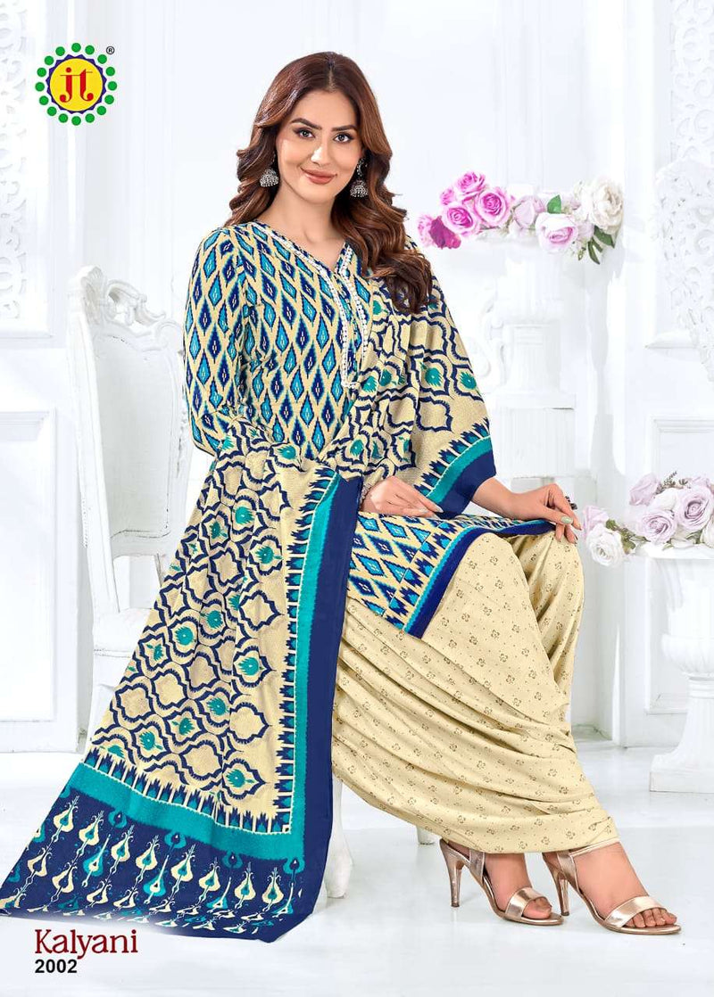 J T Kalyani Vol 2 Cotton Daily Wear Fancy Readymade Salwar Suit Collection
