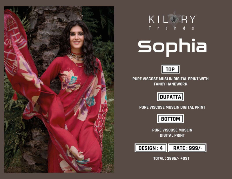 Kaavish Sophia Viscose Musline Digital Foil Print Fancy Salwar Kameez