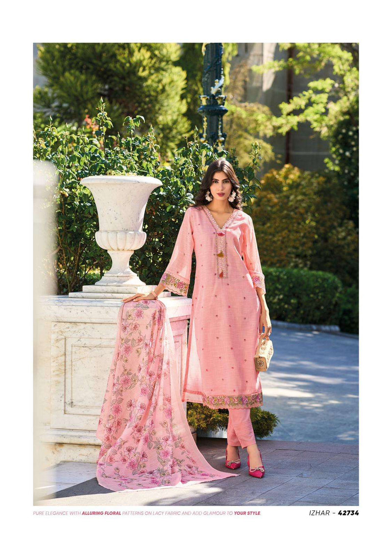 Kailee Fashion Izhaar Vol 3 Pure Linen Designer Readymade Suit