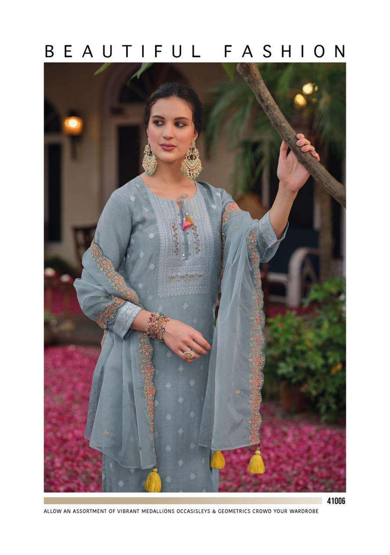 Kailee Fashion Present Niharika Designer Lucknowi Collection Readymade Salwar Kameez