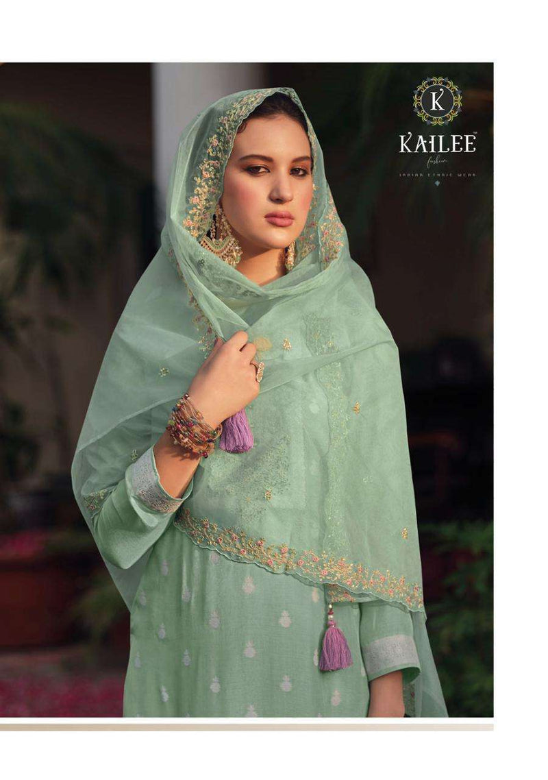 Kailee Fashion Present Niharika Designer Lucknowi Collection Readymade Salwar Kameez