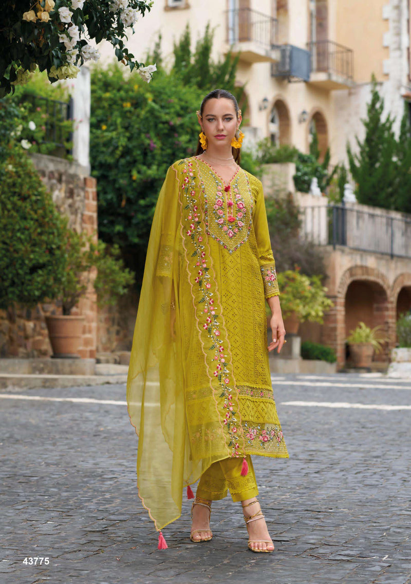 Kailee Fashion Safaranama Vol 5 Viscose Designer Fancy Kurti Pant Dupatta Set