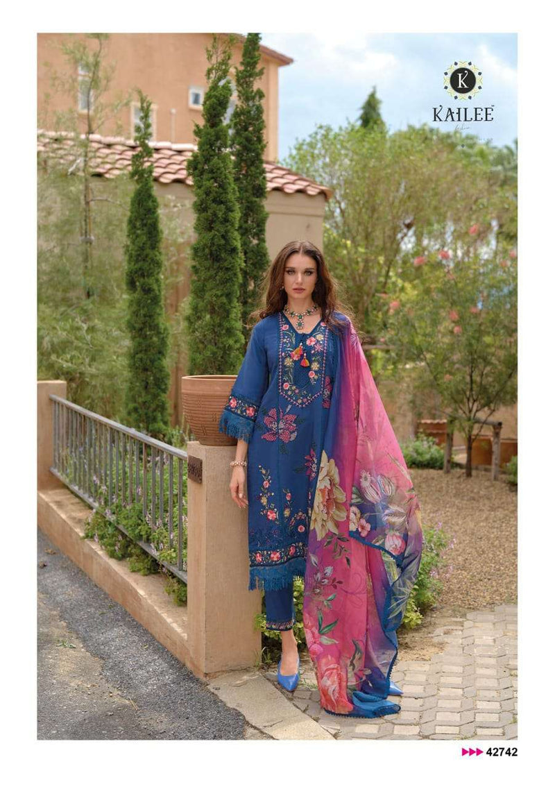 Kailee Fashion Sifaara Vol 2 Viscose Fancy Kurti Pant Dupatta Set