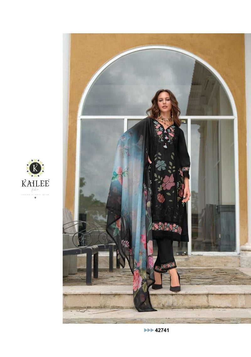 Kailee Fashion Sifaara Vol 2 Viscose Fancy Kurti Pant Dupatta Set