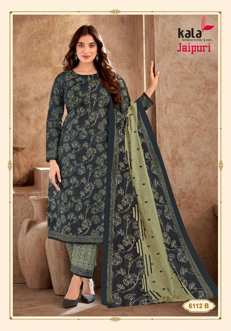 Kala Fashion Jaipuri Vol 5 Cotton Print Salwar Suit For Dailywear