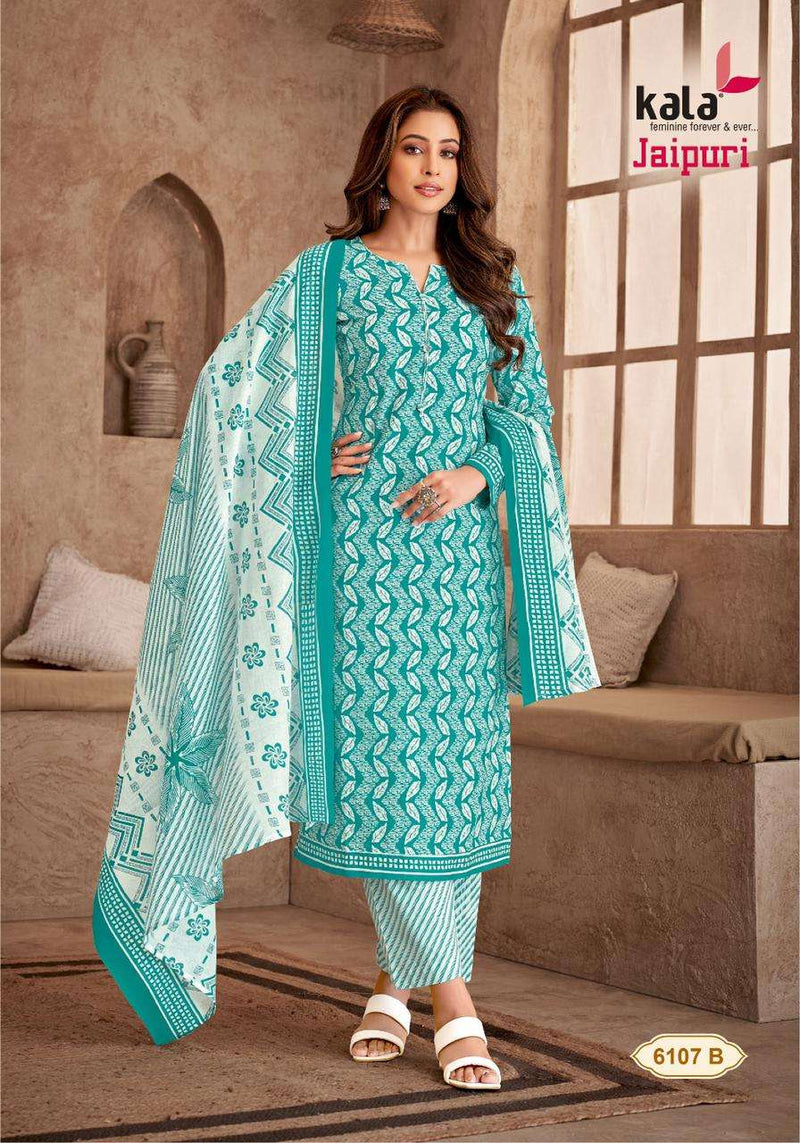 Kala Fashion Jaipuri Vol 5 Cotton Print Salwar Suit For Dailywear
