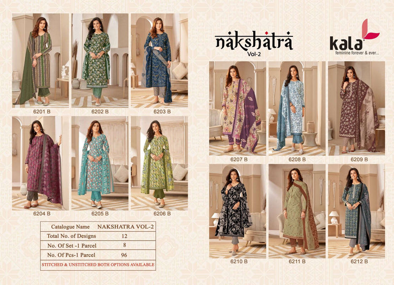 Kala Fashion Nakshatra Vol 2 Cotton Unstitched Salwar Suit For Daily Wear