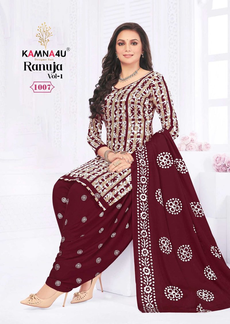 Kamna4u Ranuja Vol 1 Cotton Linning Daily Wear Salwar Suit
