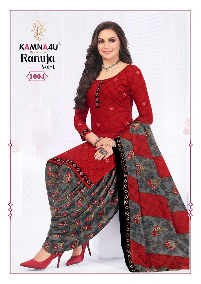 Kamna4u Ranuja Vol 1 Cotton Linning Daily Wear Salwar Suit