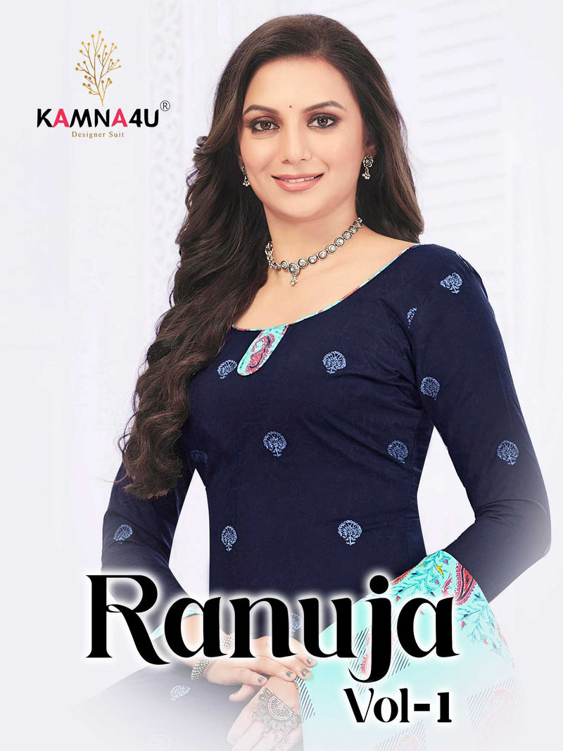 Kamna4u Ranuja Vol 1 Cotton Linning Daily Wear Salwar Suit