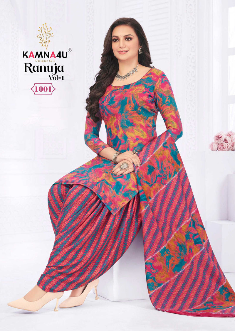 Kamna4u Ranuja Vol 1 Cotton Linning Daily Wear Salwar Suit
