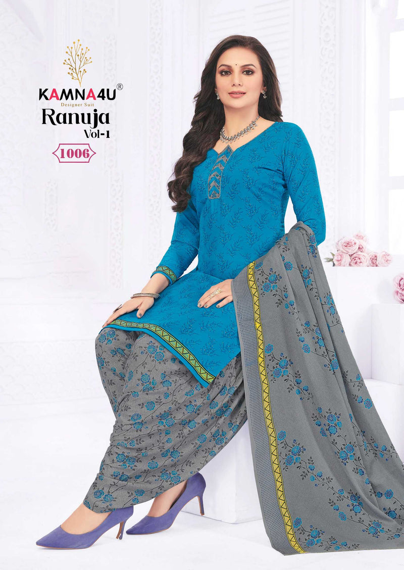 Kamna4u Ranuja Vol 1 Cotton Linning Daily Wear Salwar Suit