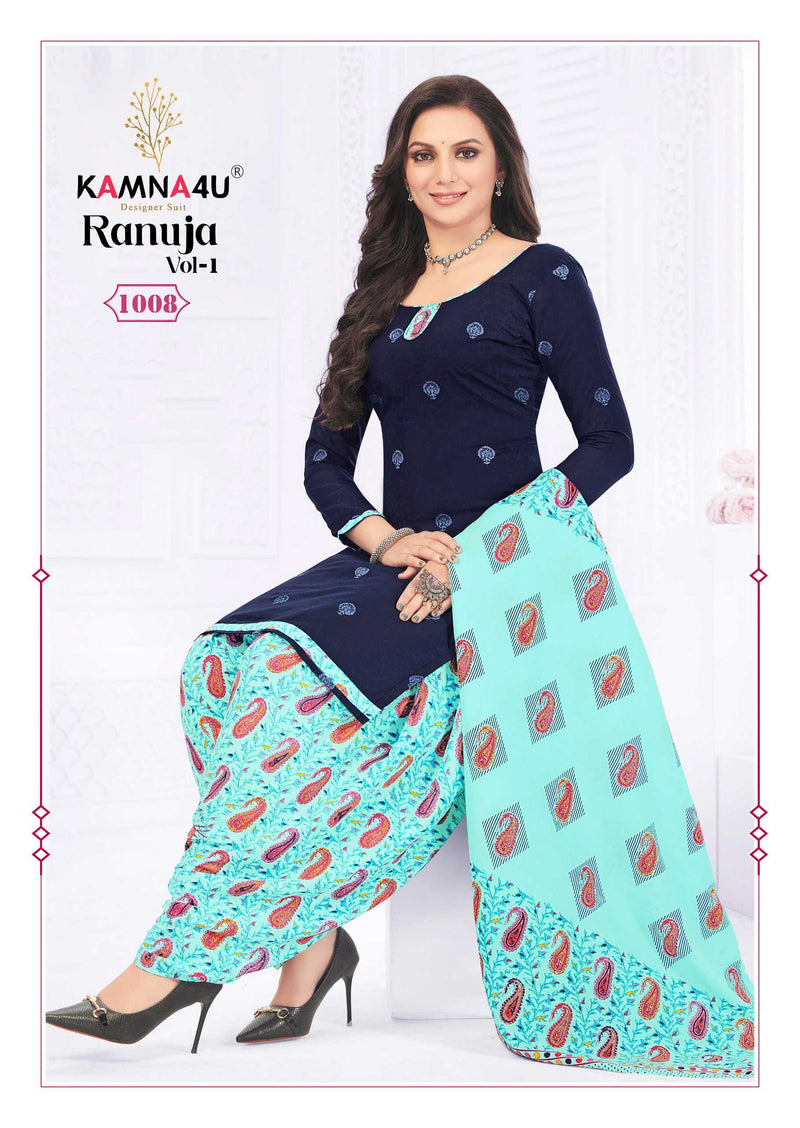 Kamna4u Ranuja Vol 1 Cotton Linning Daily Wear Salwar Suit
