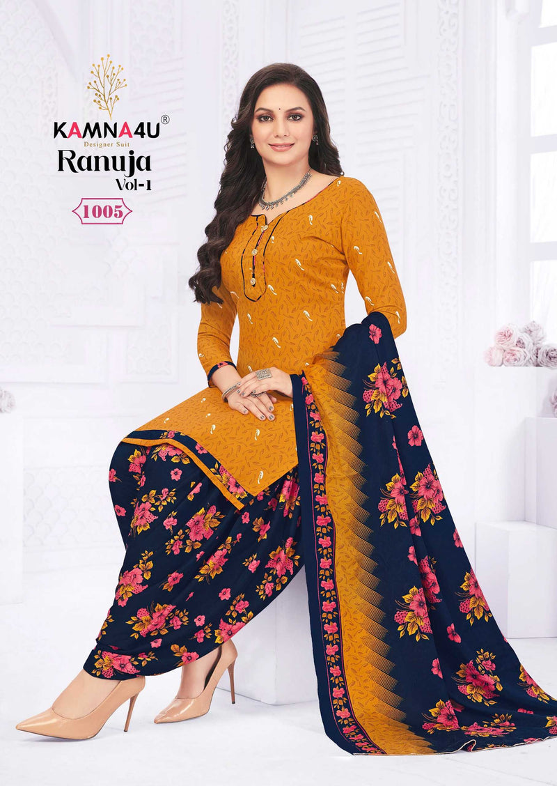 Kamna4u Ranuja Vol 1 Cotton Linning Daily Wear Salwar Suit