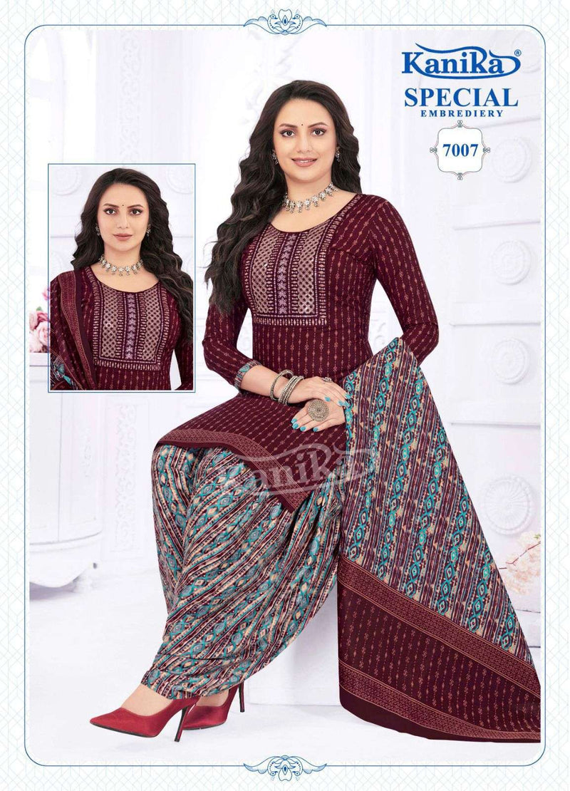 Kanika Special Embroidery Vol 7 Cotton Daily Wear Salwar Suit