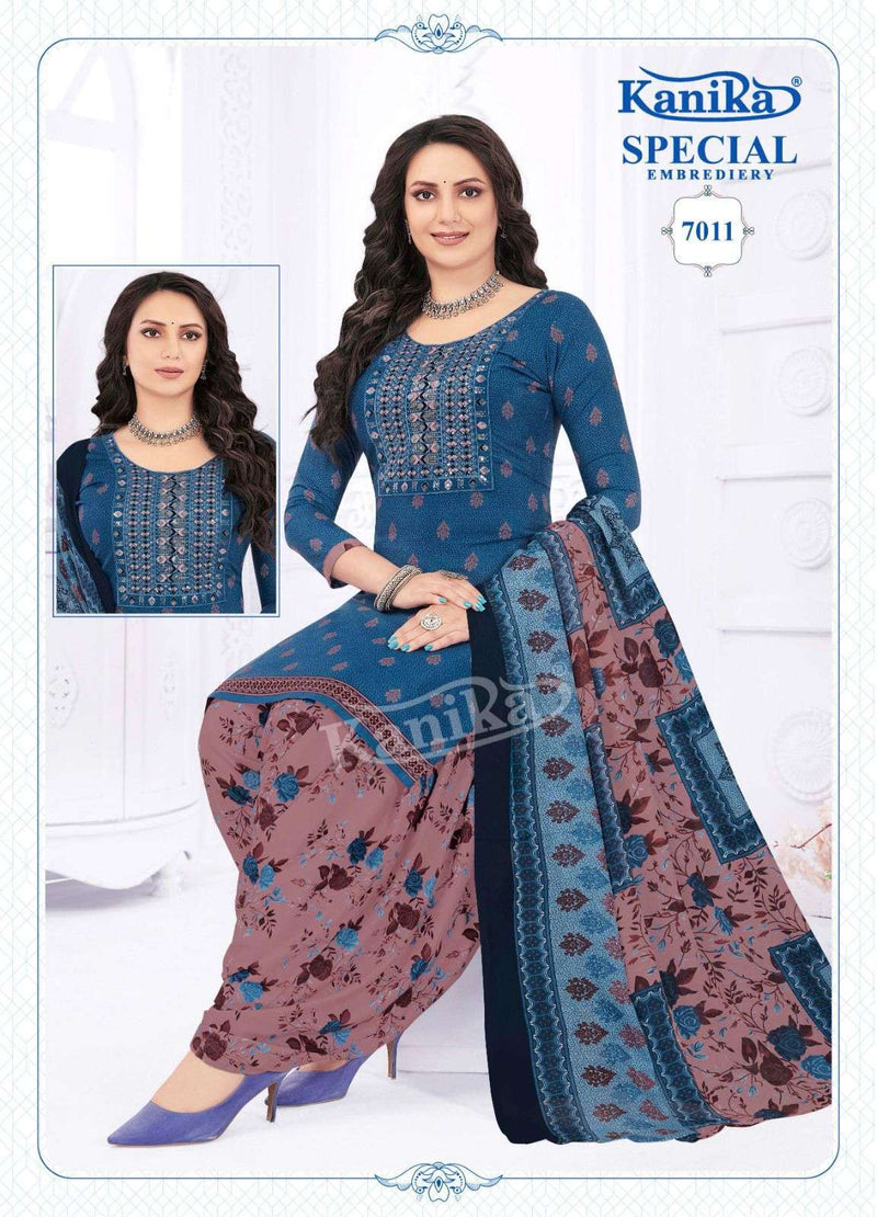 Kanika Special Embroidery Vol 7 Cotton Daily Wear Salwar Suit