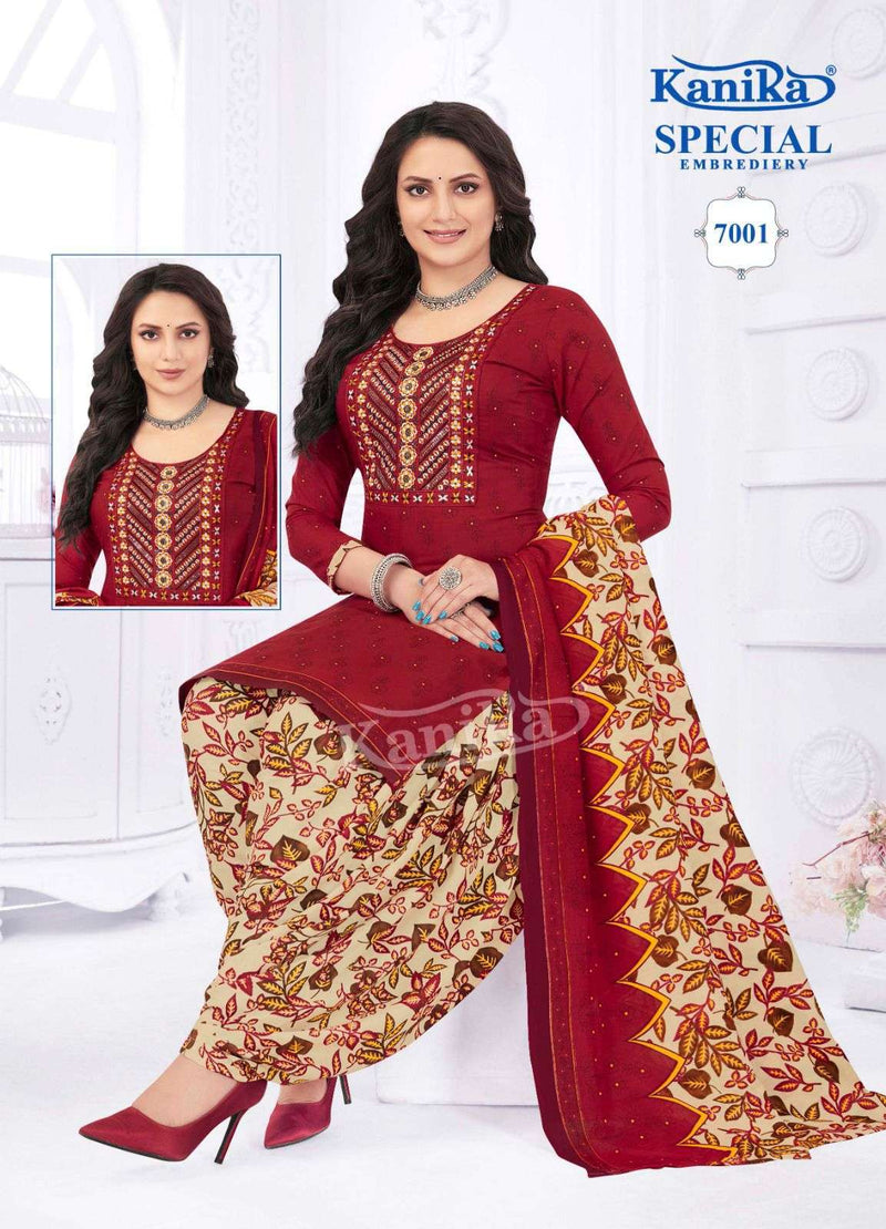 Kanika Special Embroidery Vol 7 Cotton Daily Wear Salwar Suit