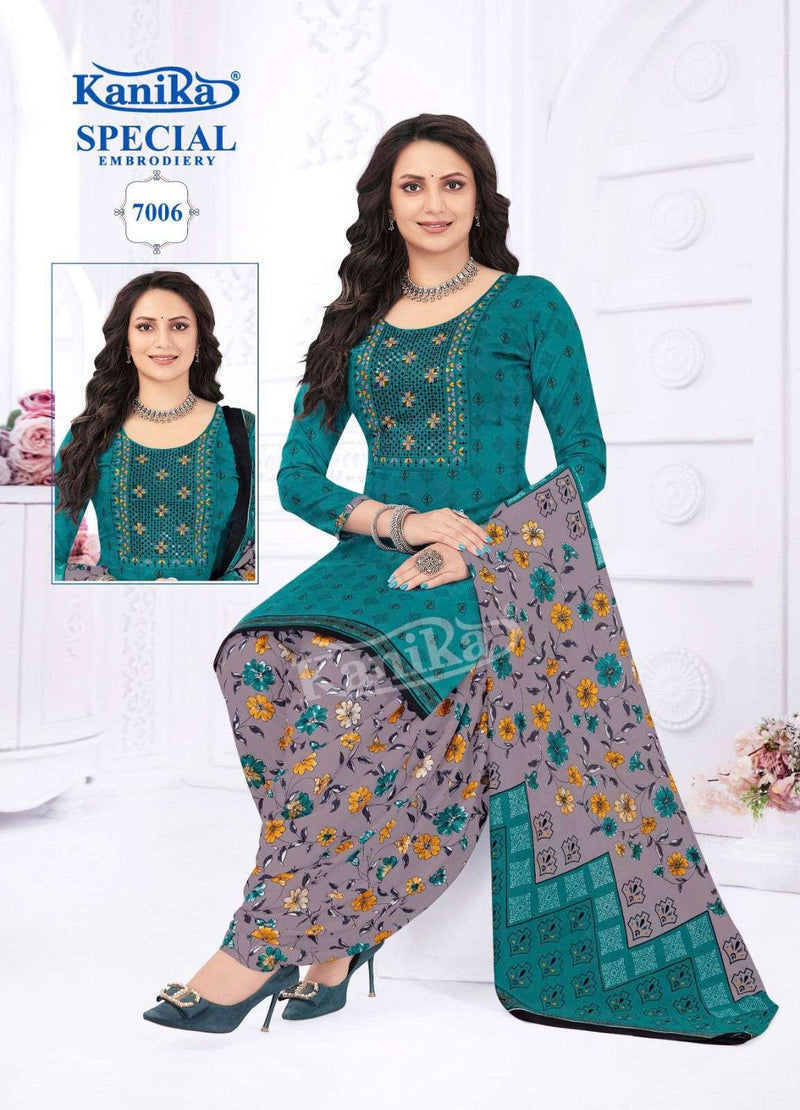 Kanika Special Embroidery Vol 7 Cotton Daily Wear Salwar Suit