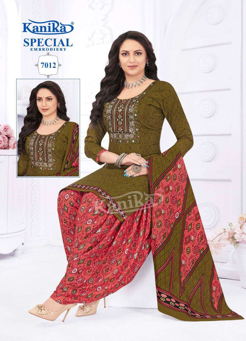 Kanika Special Embroidery Vol 7 Cotton Daily Wear Salwar Suit