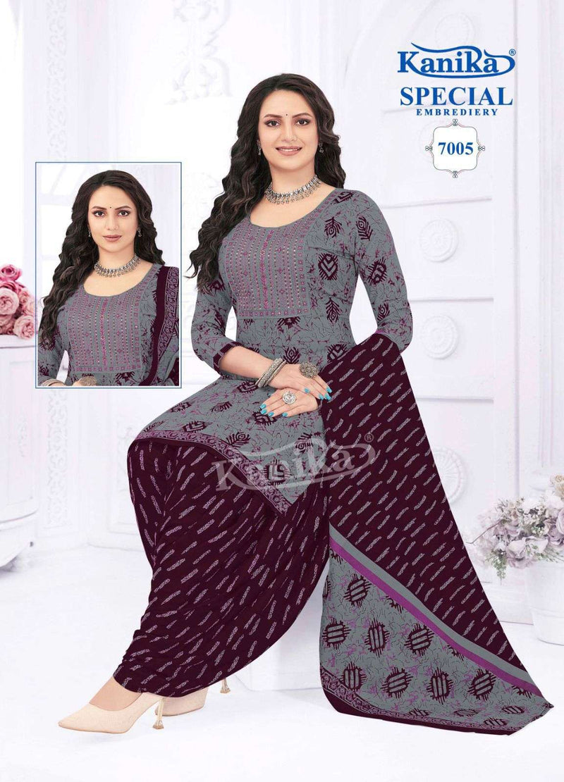 Kanika Special Embroidery Vol 7 Cotton Daily Wear Salwar Suit