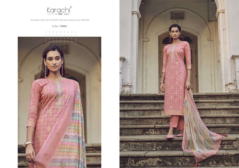 Karachi Prints Maahi Lawn Cotton Digitally Printed With Embroidery Salwar Suit