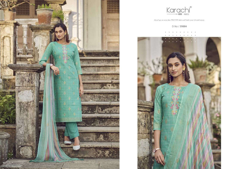Karachi Prints Maahi Lawn Cotton Digitally Printed With Embroidery Salwar Suit