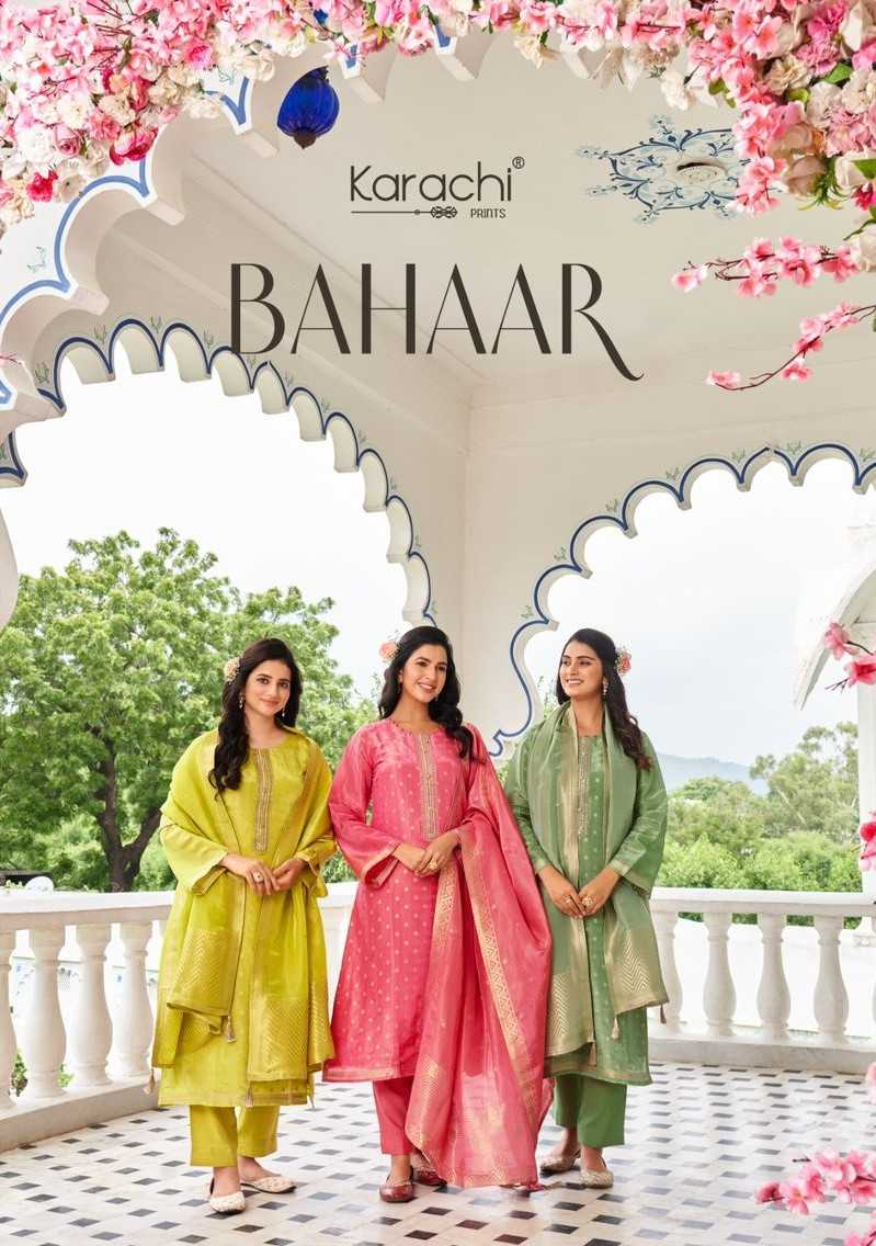 Kesar Karachi Prints Bahaar Kanjivaram Silk Heavy Designer Salwar Suit
