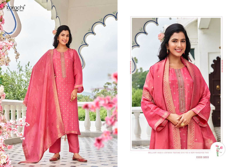 Kesar Karachi Prints Bahaar Kanjivaram Silk Heavy Designer Salwar Suit
