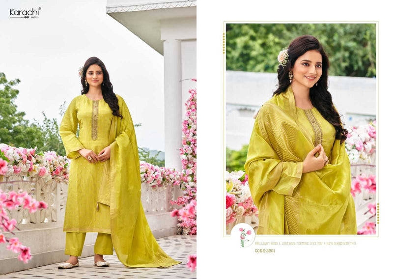 Kesar Karachi Prints Bahaar Kanjivaram Silk Heavy Designer Salwar Suit