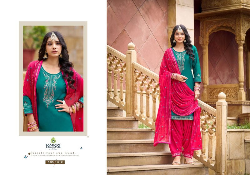 Kessi Fabrics Patiala House Vol 100 Jam Silk Festiv Wear Salwar Suit