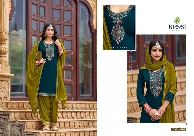 Kessi Fabrics Patiala House Vol 100 Jam Silk Festiv Wear Salwar Suit