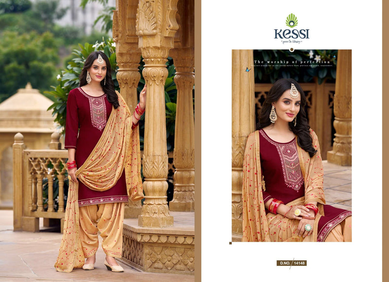 Kessi Fabrics Patiala House Vol 100 Jam Silk Festiv Wear Salwar Suit