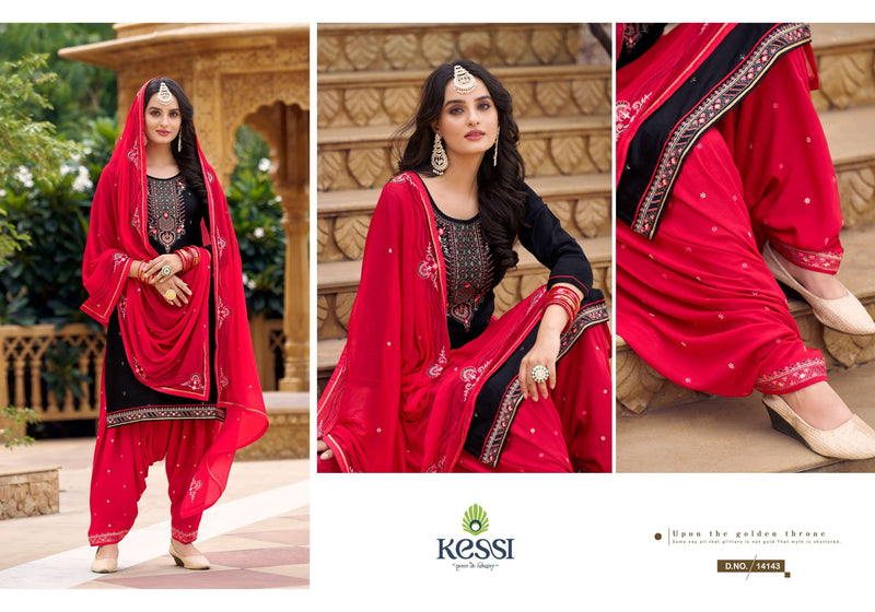Kessi Fabrics Patiala House Vol 100 Jam Silk Festiv Wear Salwar Suit