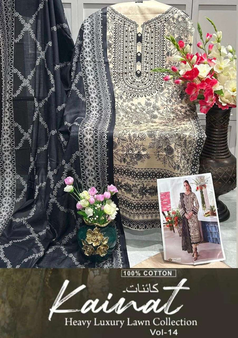 Keval Fab Kainat Vol 14 Lawn Cotton Print Daily Wear Salwar Kameez