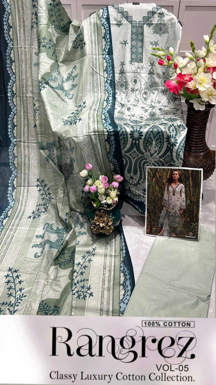 Keval Fab Rangrez Vol 5 Cotton Digital Print Salwar Suit For Dailywear