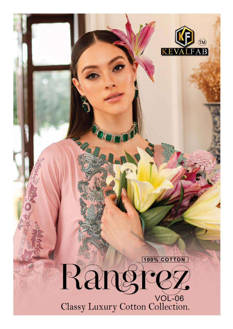 Keval Fab Rangrez Vol 6 Cotton Print Fancy Daily Wear Salwar Kameez
