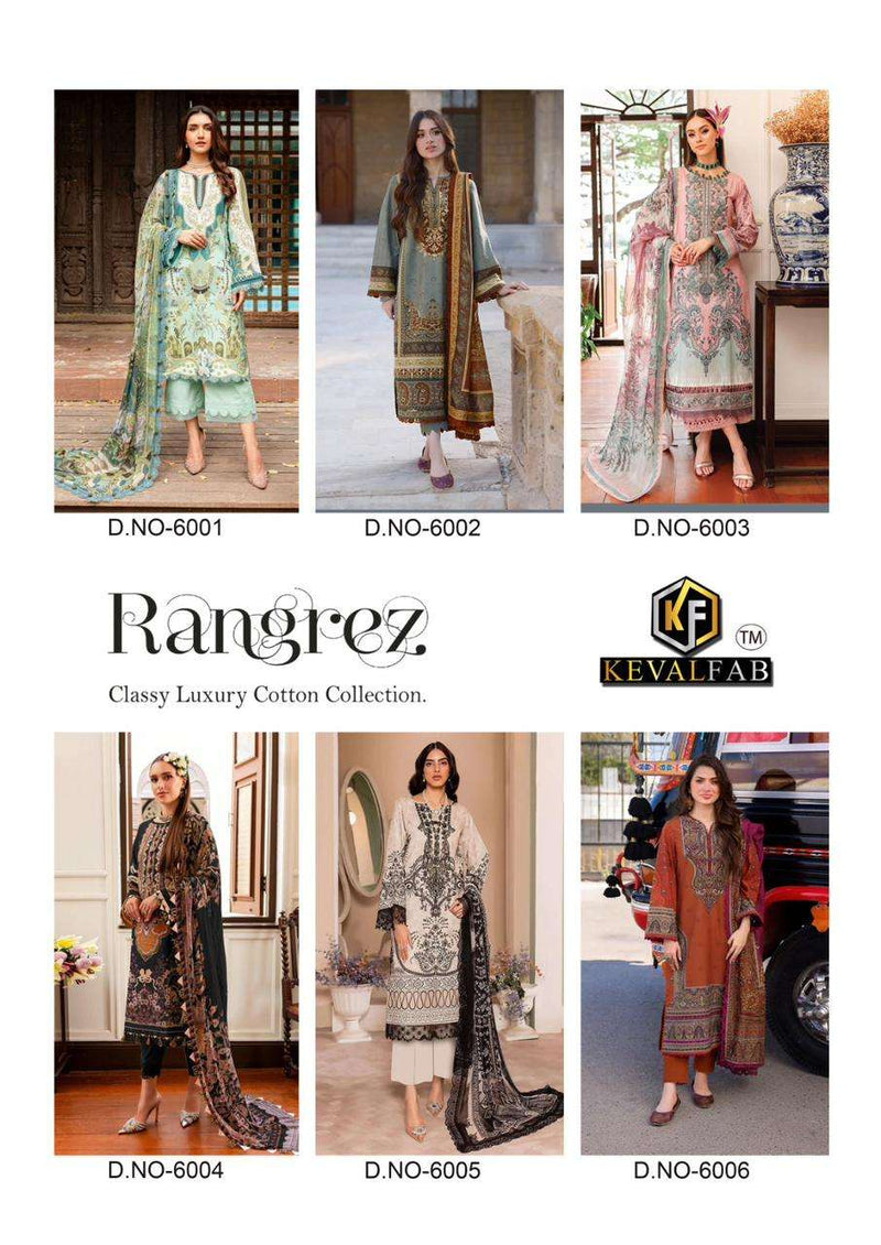 Keval Fab Rangrez Vol 6 Cotton Print Fancy Daily Wear Salwar Kameez